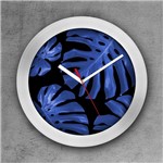 Relógio de Parede Diferente, Moderno, Criativo, Colorido FOLHA COSTELA de ADÃO ROXA - Colours Creative Photo Decor