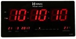 Ficha técnica e caractérísticas do produto Relógio de Parede Digital Herweg Ref: 6464-034 Preto