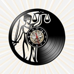Relógio de Parede Direito Profissões Advogado Disco Vinil LP