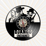 Ficha técnica e caractérísticas do produto Relógio de Parede Django Livre tv Disco Vinil LP Retrô Vintage