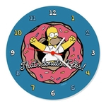 Ficha técnica e caractérísticas do produto Relógio de parede Donuts Homer