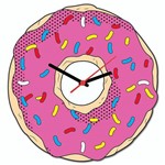 Ficha técnica e caractérísticas do produto Relógio de Parede Donuts - os Simpsons