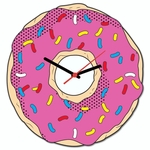 Ficha técnica e caractérísticas do produto Relógio de Parede DONUTS Os Simpsons