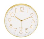 Ficha técnica e caractérísticas do produto Relógio de Parede Dourado 30cm Mart