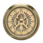 Ficha técnica e caractérísticas do produto Relógio de Parede Dourado 50x50cm Royale - Espressione