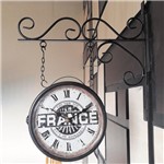 Relógio de Parede Dupla Face C/ Corrente France - City Of Romance - Verito