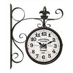 Ficha técnica e caractérísticas do produto Relógio de Parede Dupla Face Kensington London 1887