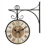 Ficha técnica e caractérísticas do produto Relógio de Parede Dupla Face Old Town Clock 1885