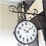 Ficha técnica e caractérísticas do produto Relógio de Parede Dupla Mod. France - Champs Elysses