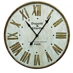 Ficha técnica e caractérísticas do produto Relógio de Parede Dupont Allardet de Madeira Ø91cm