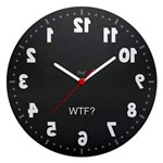 Ficha técnica e caractérísticas do produto Relógio de Parede Ecológico Geek Anti Horário