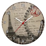 Relógio de Parede Ecológico Paris Torre Eiffel - Yaay