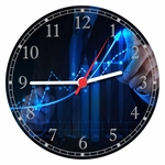 Ficha técnica e caractérísticas do produto Relógio De Parede Economia Contabilidade Escritórios Salas Decoração