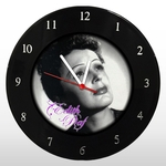 Relógio de Parede - Edith Piaf - em Disco de Vinil - Mr. Rock - Cantora