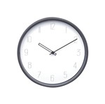 Ficha técnica e caractérísticas do produto Relógio de Parede Elegant Round Branco e Preto