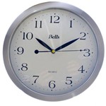 Ficha técnica e caractérísticas do produto Relógio de Parede em Alumínio Redondo