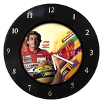 Ficha técnica e caractérísticas do produto Relógio De Parede Em Disco De Vinil Ayrton Senna - Mr. Rock