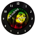 Ficha técnica e caractérísticas do produto Relógio De Parede Em Disco De Vinil - Bob Marley - Mr. Rock