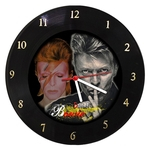 Ficha técnica e caractérísticas do produto Relógio De Parede Em Disco De Vinil - David Bowie - Mr. Rock