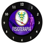 Ficha técnica e caractérísticas do produto Relógio De Parede Em Disco De Vinil - Fisioterapia - Mr. Rock