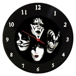 Ficha técnica e caractérísticas do produto Relógio De Parede Em Disco De Vinil - Kiss - 3 - Mr. Rock