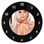 Ficha técnica e caractérísticas do produto Relógio De Parede Em Disco De Vinil - Lady Gaga - Mr. Rock
