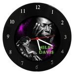 Ficha técnica e caractérísticas do produto Relógio De Parede Em Disco De Vinil - Miles Davis - Mr. Rock