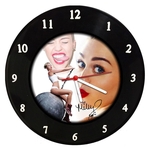 Ficha técnica e caractérísticas do produto Relógio De Parede Em Disco De Vinil - Miley Cyrus - Mr. Rock