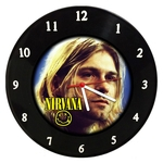 Ficha técnica e caractérísticas do produto Relógio De Parede Em Disco De Vinil - Nirvana - 2 - Mr. Rock
