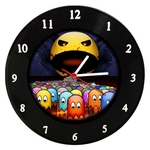 Ficha técnica e caractérísticas do produto Relógio De Parede Em Disco De Vinil - Pac Man - 02