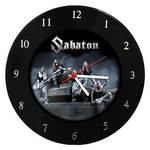 Ficha técnica e caractérísticas do produto Relógio De Parede Em Disco De Vinil - Sabaton - Mr. Rock