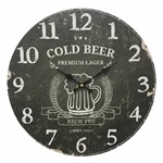 Ficha técnica e caractérísticas do produto Relógio de Parede em Madeira Cold Beer - Btc