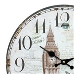 Ficha técnica e caractérísticas do produto Relógio de Parede em Mdf London - The Home