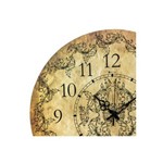 Ficha técnica e caractérísticas do produto Relógio de Parede em Mdf Redondo Imperial 45cm Bege