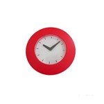 Relógio de Parede em Plástico Ik606-w Vermelho Coisas e Coisinhas