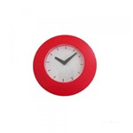 Ficha técnica e caractérísticas do produto Relógio de Parede em Plástico IK606-W Vermelho Coisas e Coisinhas