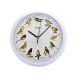 Ficha técnica e caractérísticas do produto Relógio de Parede em Plástico Pássaros Yins