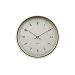 Ficha técnica e caractérísticas do produto Relógio de Parede em Plástico Urban Dark 30,5X30,5X4,3cm Bege