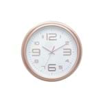 Relógio de Parede em Plástico Urban Good 32,7X4,3X32,7cm Cobre