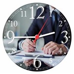 Ficha técnica e caractérísticas do produto Relógio de Parede Escritórios de Contabilidade