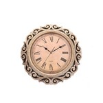 Ficha técnica e caractérísticas do produto Relógio de Parede Espressione Plastico Bronze Escovado Ø 44cm
