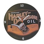 Relógio de Parede Estampa Harley Davidson Vinil 30X30 Cm - Maisaz