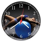 Ficha técnica e caractérísticas do produto Relógio de Parede Fitness Academias Pilates Decorações