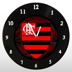 Ficha técnica e caractérísticas do produto Relógio de Parede - Flamengo - em Disco de Vinil - Mr. Rock - Nação - Brasileirão
