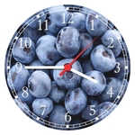 Ficha técnica e caractérísticas do produto Relógio De Parede Frutas Açaí Cozinhas Decorações Interiores