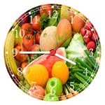 Relógio de Parede Frutas Cozinhas Decorar Interiores