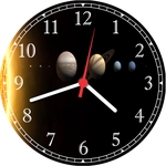 Ficha técnica e caractérísticas do produto Relógio De Parede Galáxias Universo Planetas Espaço Cosmo 11