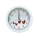 Ficha técnica e caractérísticas do produto Relógio de Parede Galinhas 29,5 Cm