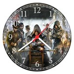 Relógio de Parede Game Assassins Creed Jogos Decorar