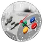 Ficha técnica e caractérísticas do produto Relógio De Parede Game Controle Super Nintendo Jogos